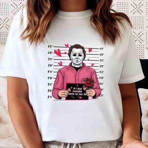 Michael Myers If I Had Feelings Horror Movie Meme Graphic Fan Halloween Shirt 90